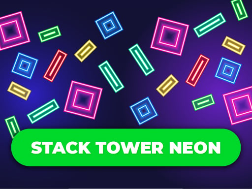 Stack Tower Neon: Keep Blocks Balance