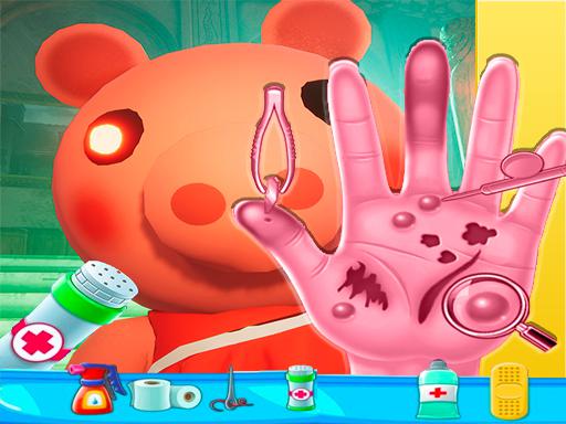 Piggy Hand Doctor Fun Games for Girls Online