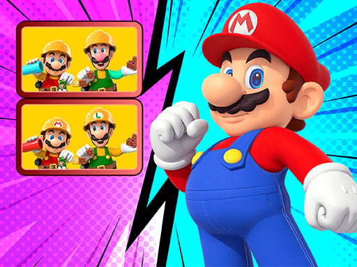 Super Mario Differences Puzzle