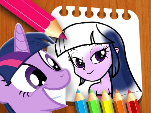 Equestria Girls Coloring Book