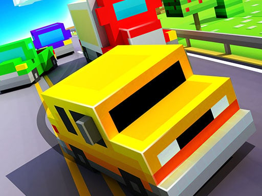 Blocky Highway: Traffic Racing -race