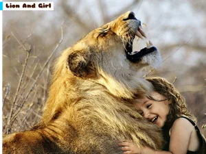 Lion And Girl Jigsaw