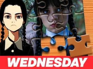 Wednesday Addams Jigsaw Puzzle