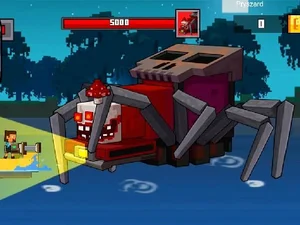 Pirate Block Craft Monster Shooter