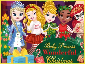 Baby Princesses Christmas: Dress Up Game