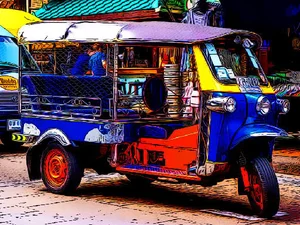 Tuk Tuk Tricycle Puzzle